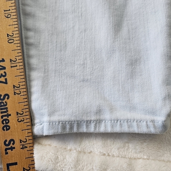 Talbots Jegging 16W High-Waist Crop Light Blue Women’s Plus Jean Denim - Picture 5 of 10